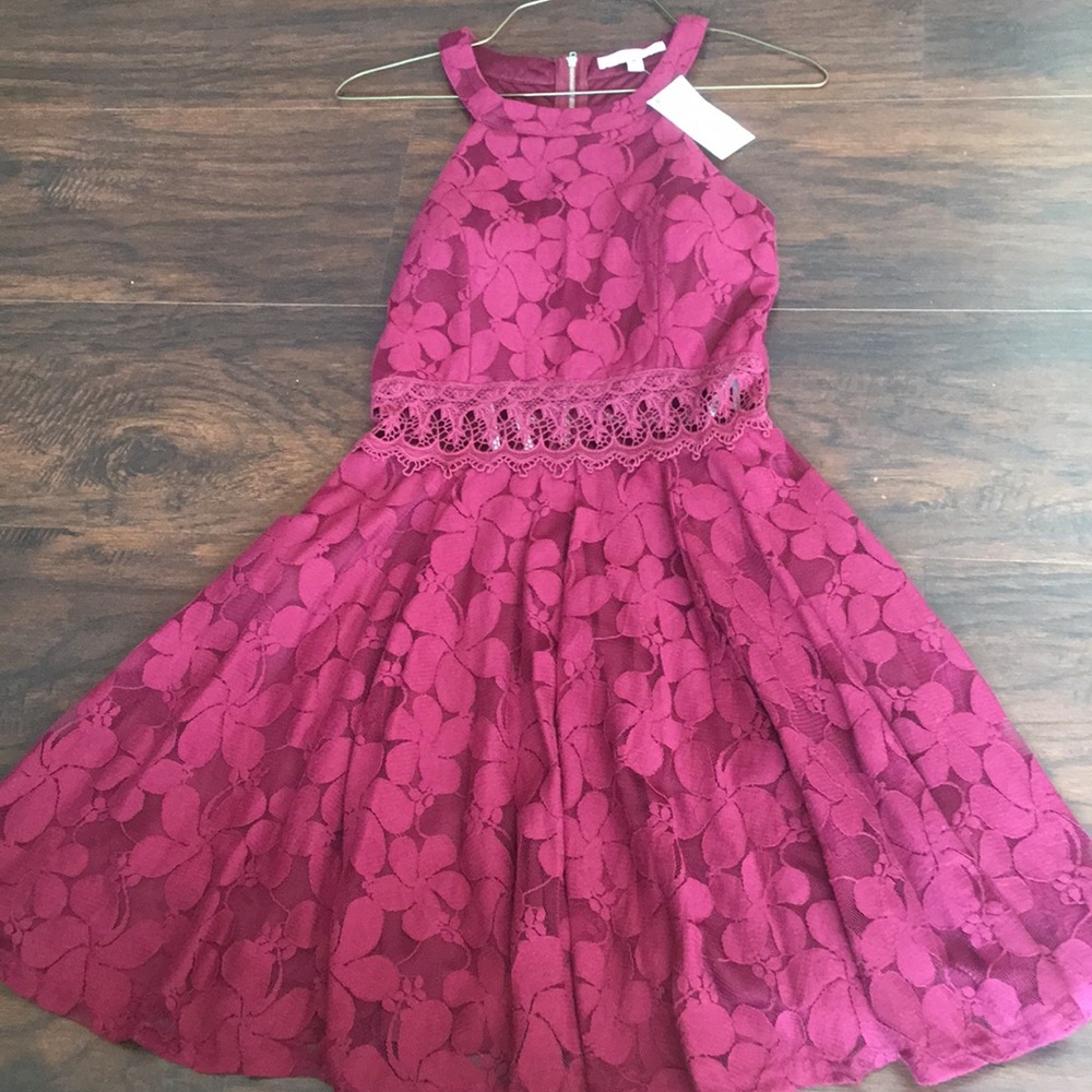 Wine Colored Dress